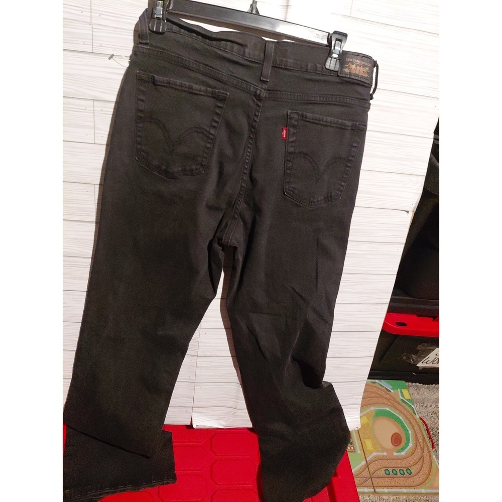 Levi's 512 Perfectly Slimming Boot Cut Jeans Retro Chic Edgy Western Style Sz 14 - Picture 9 of 13